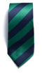 JH&F Tie Regimental Stripe Navy/Green 0