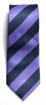 JH&F Tie Regimental Stripe Navy/Purple 0