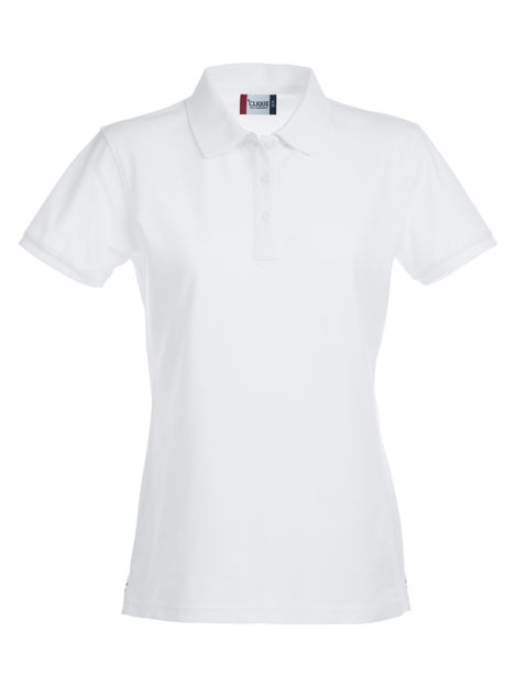 Stretch Premium Polo Ladie White