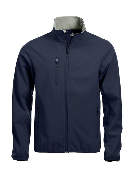 Basic Softshell Jacket Dark Navy