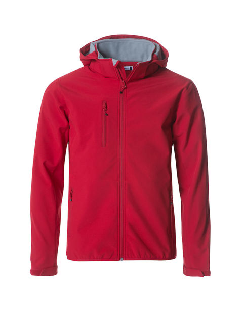 Basic Hoody Softshell Jacket Red