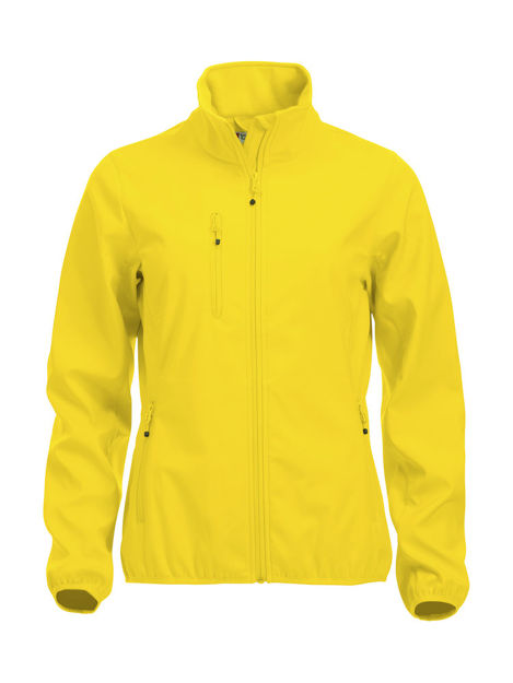 Basic Softshell Jacket Ladies Lemon