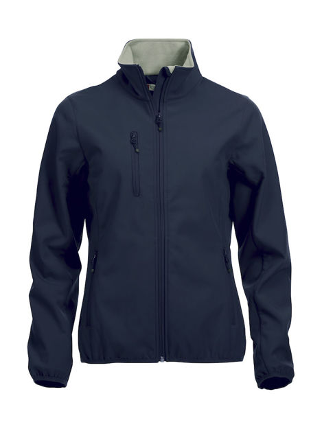 Basic Softshell Jacket Ladies Dark Navy