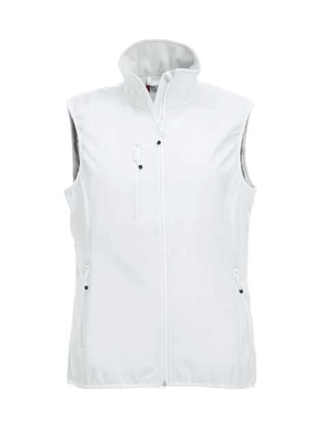 Basic Softshell Vest Ladies White