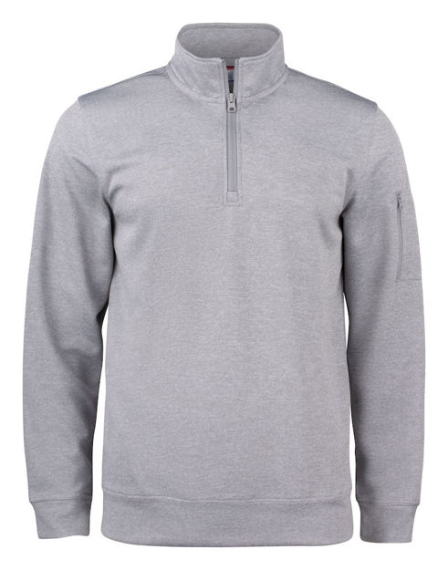 Basic Active Half Zip Grey Melange