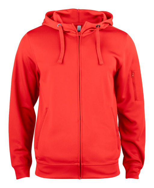 Basic Active Hoody FZ Red