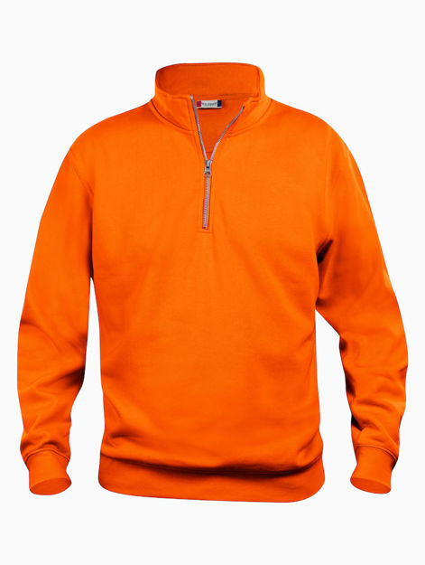 Basic Half Zip Visibility Orange