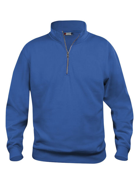 Basic Half Zip Royal Blue