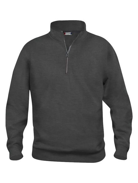 Basic Half Zip Anthracite Melange