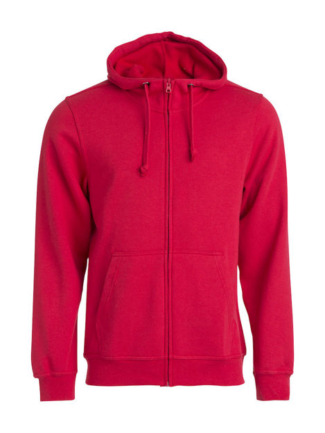 Basic Full Zip Mens Red