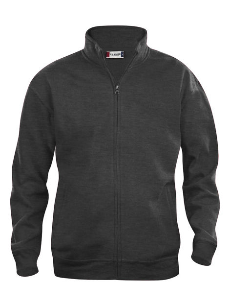 Basic Cardigan Mens Anthracite Melange