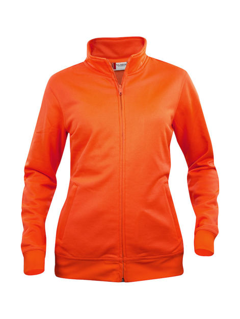 Basic Cardigan Ladies Vis Orange