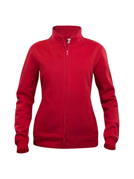 Basic Cardigan Ladies Red