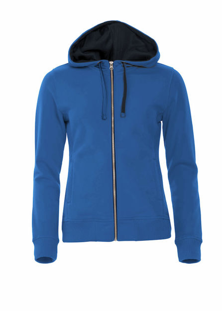 Classic Hoody Full Zip Ladies Royal Blue