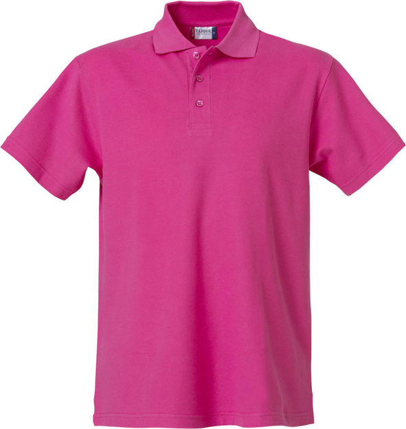 Basic Polo Brightcerise