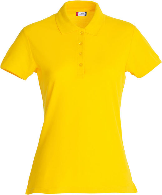 Basic Polo Ladies Lemon