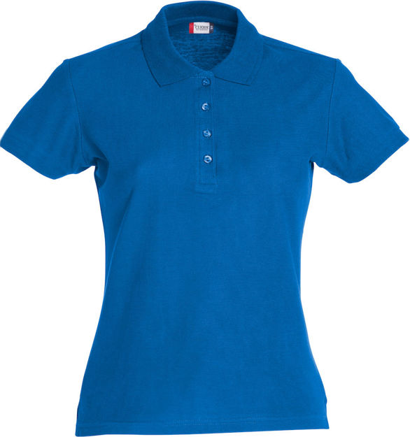 Basic Polo Ladies Royal Blue