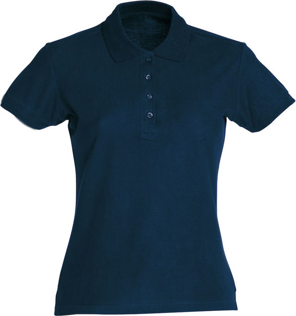 Basic Polo Ladies Dark Navy