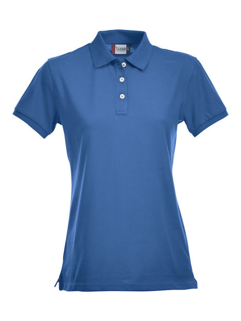 Stretch Premium Polo Ladie Royal Blue