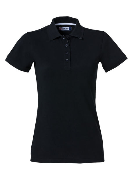 Heavy Premium Polo Ladies Black