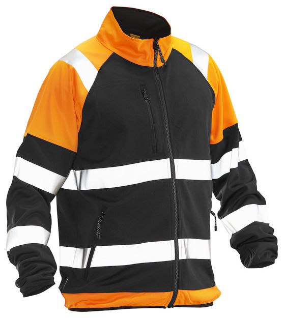 Softshell Light Jacka Hi Vis Vis Black/HV Black/HV Ora