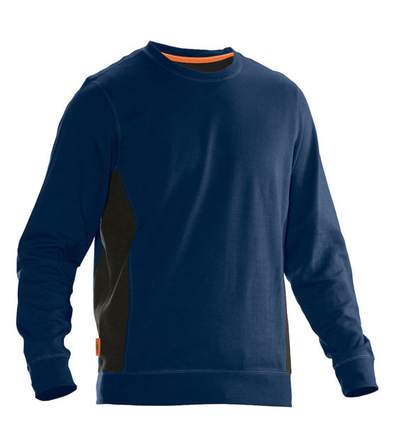 Sweatshirt Roundneck Navy/Black