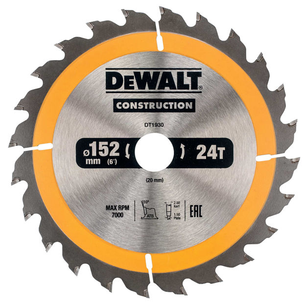 SAGBLAD 152X20X24T DT1930 DEWALT