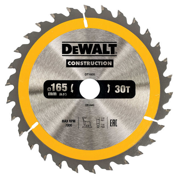 SAGBLAD 165X20X30T DT1935 DEWALT