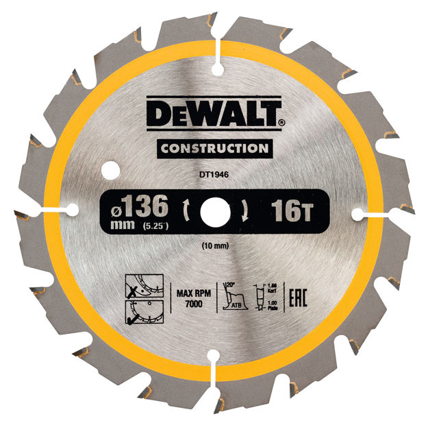 SAGBLAD 136X10X16T DT1946 DEWALT