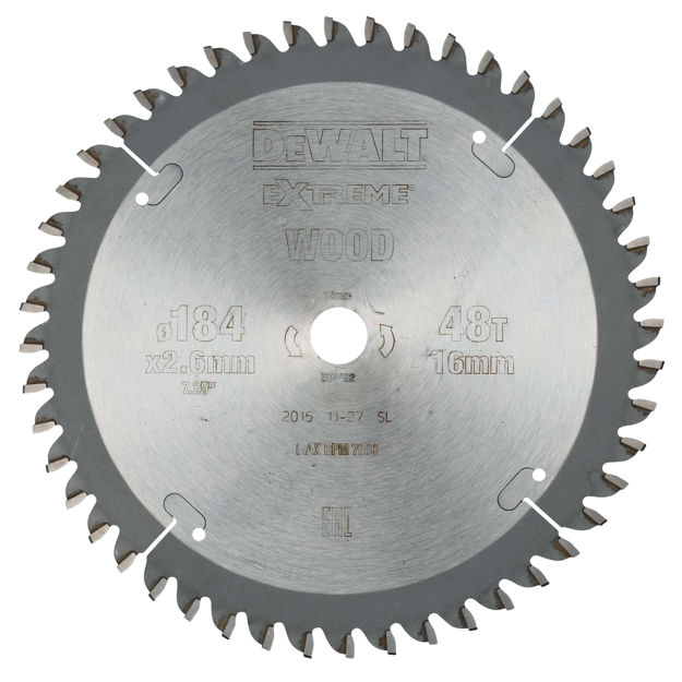 SAGBLAD 184X16X48T DT4092 DEWALT