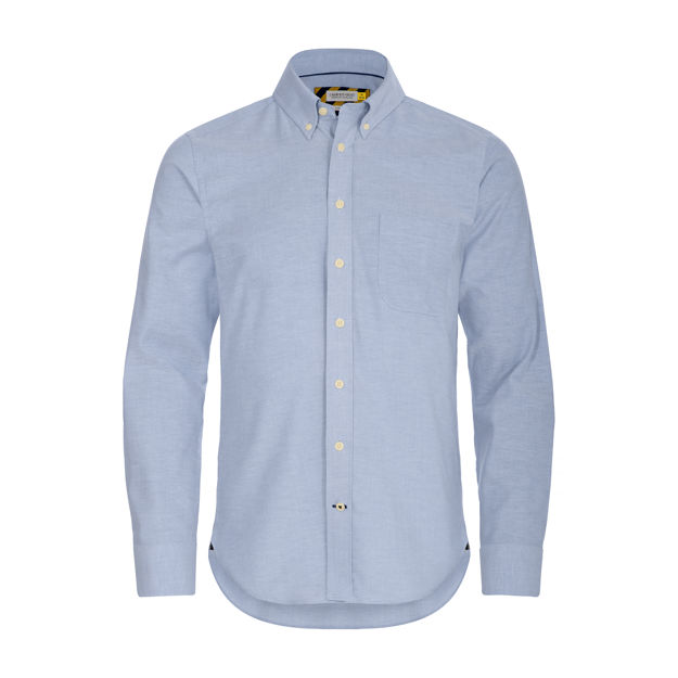 JH&F Yellow Bow 54 Casual Slim Fit Sky Blue