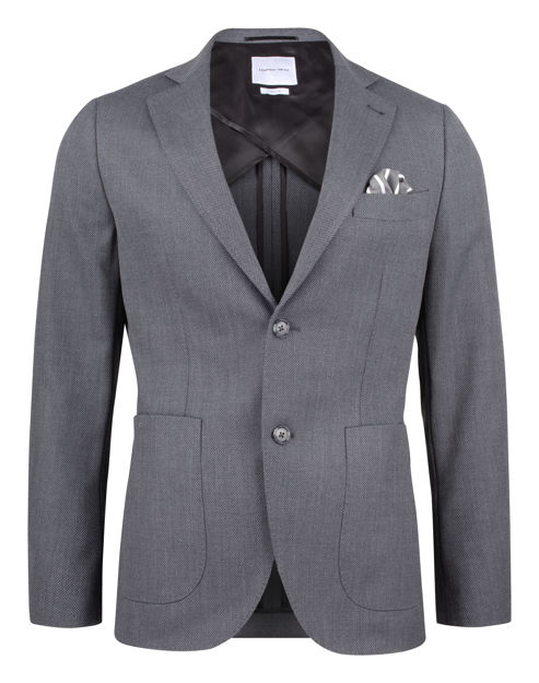 JH&F Club Blazer 30 Grey Melange