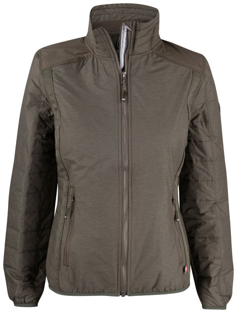 Packwood Jacket Ladies Olive Green Melange