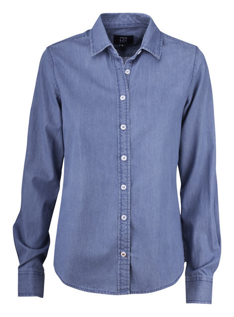 Ellensburg Denim Shirt Ladies Denim Blue