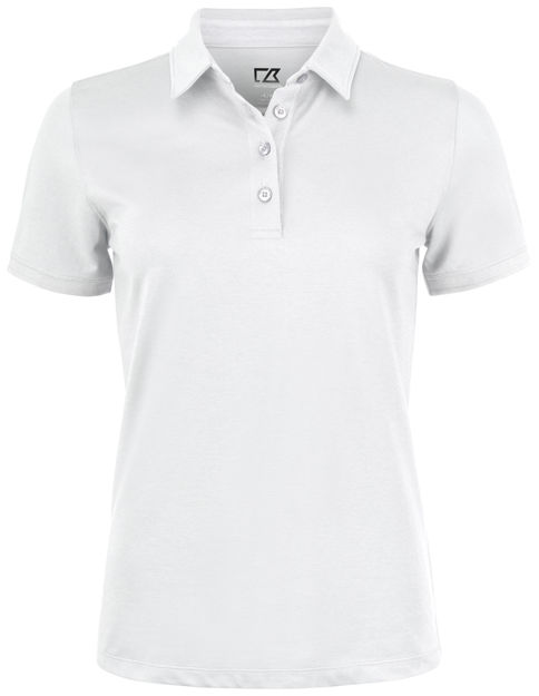 Oceanside Stretch Polo Ladies White