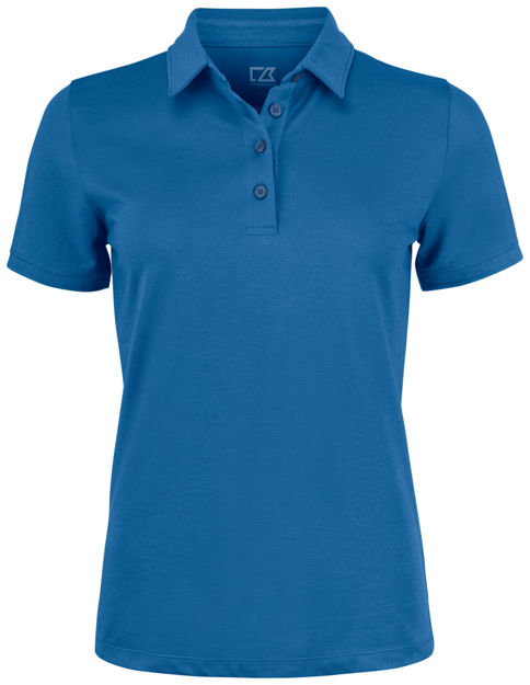 Oceanside Stretch Polo Ladies Royal Blue
