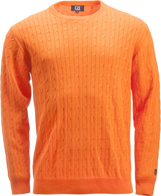 Blakely Knitted Sweater Men Blood Orange