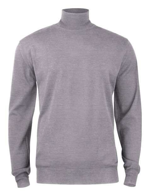 Kennewick Rollerneck Men Grey Melange