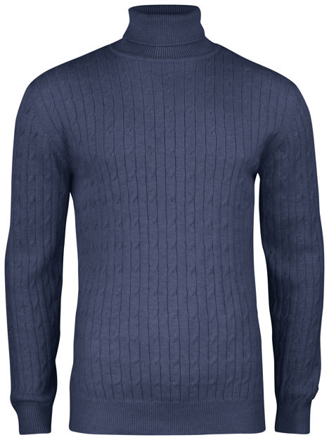 Blakely Rollerneck Men Navy Melange