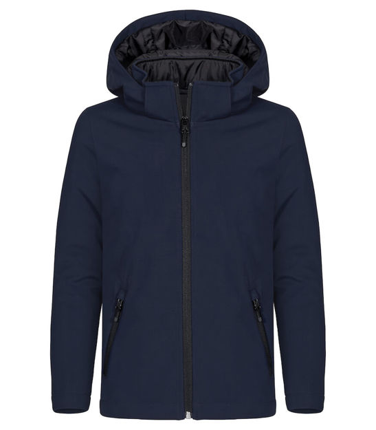 Padded Hoody Softshell Junior Dark Navy