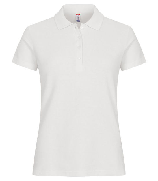 Basic Polo Ladies Offwhite