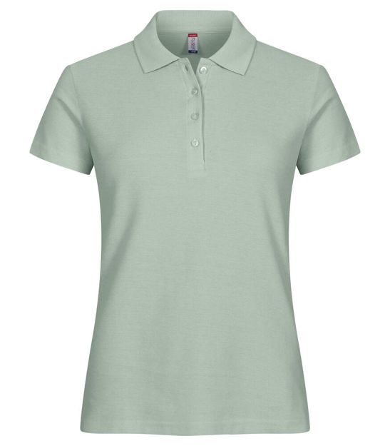 Basic Polo Ladies Sage Green