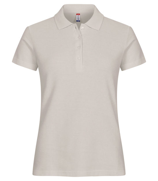 Basic Polo Ladies Stone