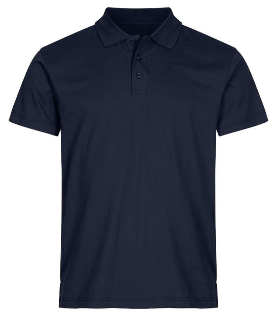 Single Jersey Polo Dark Navy