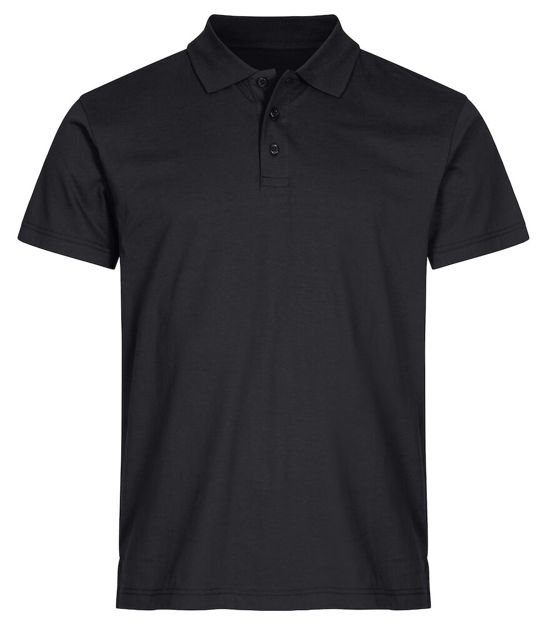 Single Jersey Polo Black