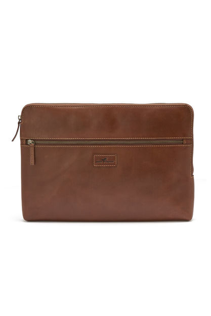 Leather Line Computer Case Cognac One size