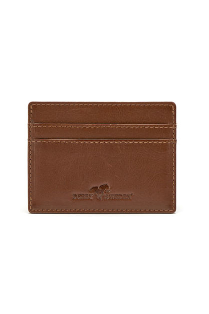 Leather Line Cardholder Cognac One size