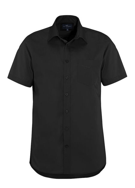 Powell Slim Fit S/S Black