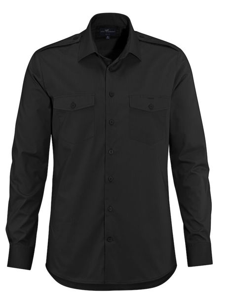 Maverick Slimfit L/S Black