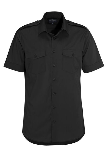 Maverick Slimfit S/S Black